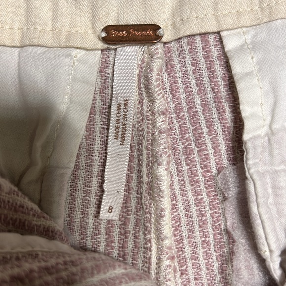 Free People Womens Light at Sunrise Cotton Knit Cropped Pants - Picture 7 of 9